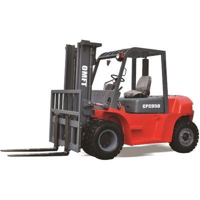 5ton 5000kgs Diesel Forklift with Isuzu Mitsubishi Engine 3m 3.5m 4m 4.5m 5m 6m 7m Mast Tcm/Linde/Yale/Toyota/Crown/Hyster/Ep/Heli/Hangcha