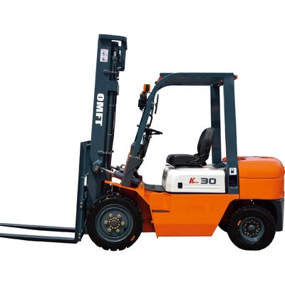 3t Diesel Forklift Trucks with Mitsubishi Yanmar Isuzu Engine and 4.5m 6m Full Free Mast Triple Free Mast Fork