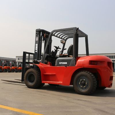 Japanese Isuzu/Mitsubishi/Chinese Engine 8ton Diesel Forklift with Solid Tires