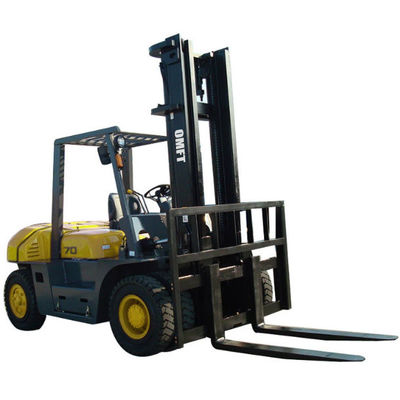 Steel and Rubber 8 Ton Diesel Forklift with 3m/4.5m/6m Lifting Height