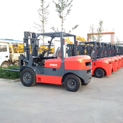 4500kg Cpcd45 Cpcd50s Diesel Forklift Truck with 3.5m 3500mm Duplex Mast and Free Lift