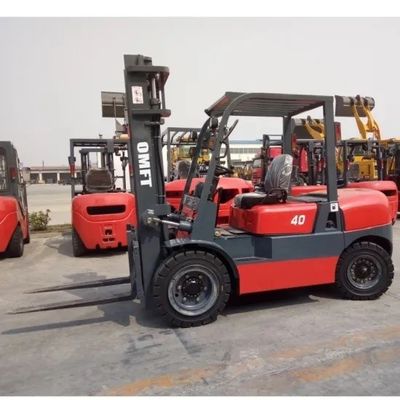 4 Ton Diesel Forklift CPCD40 Solid/Pneumatic Tire Truck from Omft Forklift Manufacture