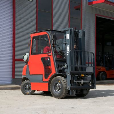 Easy-to-Maintain 3 Ton Gasoline Forklift with Wide-View Mast and Japan Nissan Engine
