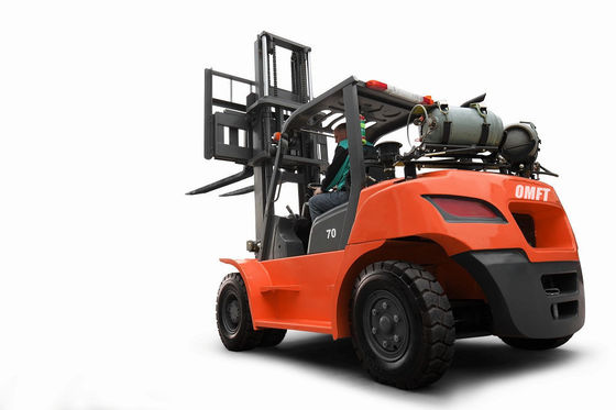 6ton/5ton/7ton Gasoline Petrol and Lp Gas Dual Fuel Forklift with Us GM Psi Engnine
