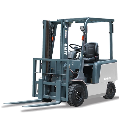 Full AC Four-Wheel Electric Forklift with 2.5 Ton Capacity and Curtis Zapi Sme Control