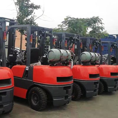 2t/2.5t/3t/3.5t/4t/5t Petrol Gas LPG Gasoline Cushion Tire Forklift with Spare Parts