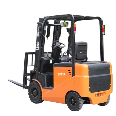 Electric Forklift Truck with 2ton Load Capacity and 4500mm Three Stage Full Free Mast