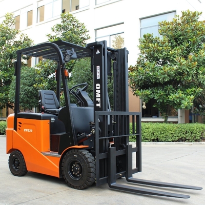 Electric Forklift Truck with 2ton Load Capacity and 4500mm Three Stage Full Free Mast