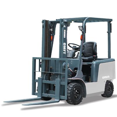3500kgs Capacity Electric Forklift Truck with 5.5m 5500mm Mast Triplex and Free Lift