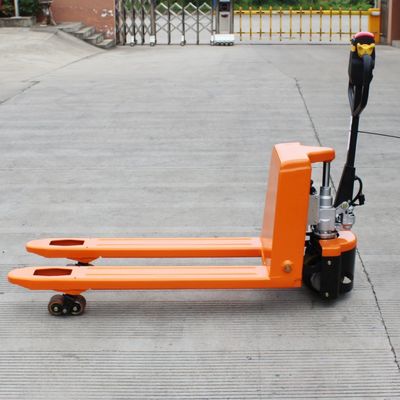 Ce ISO SGS Certified Semi-Electric Pallet Truck 1.5 Ton with Maintenance Free Battery