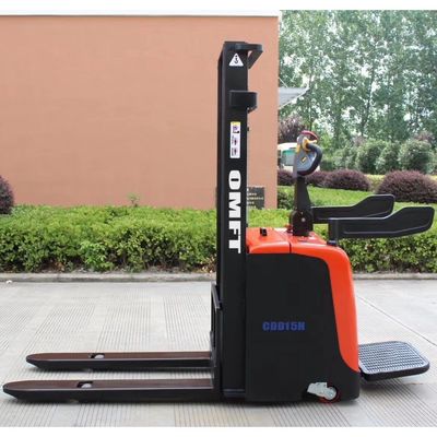 1.5t Battery Pallet Truck Electric Pallet Stacker with Ce ISO 1.6m 2m 2.5m 3m 3.5m Mast