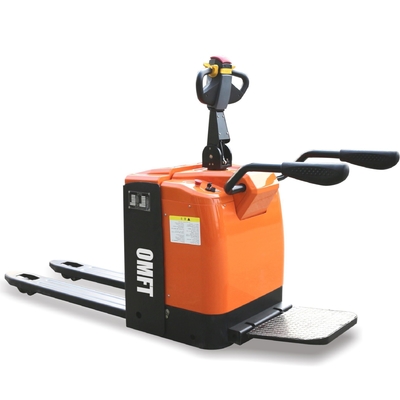 2000kg Cold Storage Warehouse Electric Pallet Truck with Battery Power and Steel-Rubber