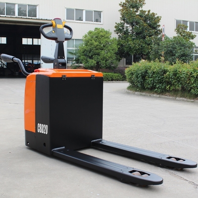 2000kg Cold Storage Warehouse Electric Pallet Truck with Battery Power and Steel-Rubber