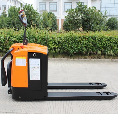 2000kg Cold Storage Warehouse Electric Pallet Truck with Battery Power and Steel-Rubber