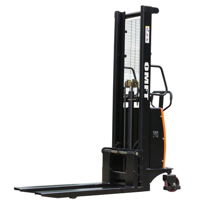 Omft Electric Pallet Stacker for Versatile Warehouse Applications and 640X1100mm Fork