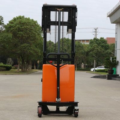 1350mm Minimum Turning Radius Semi Electric Pallet Stacker Truck CE ISO SGS Standard