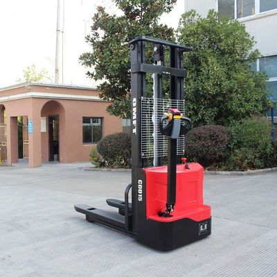 1500kg Pollution-Free Walkie Type Electric Powered Pallet Stacker for OEM and Spare Parts
