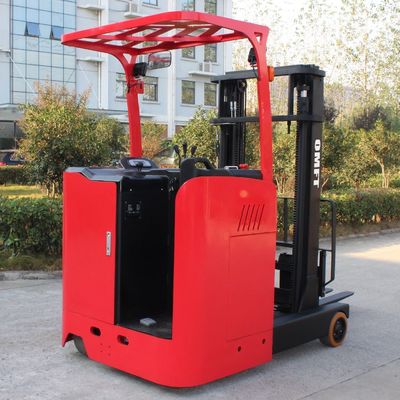 OEM and Spare Parts 2.5 Ton Battery Operated Electric Reach Stacker with Steel PU