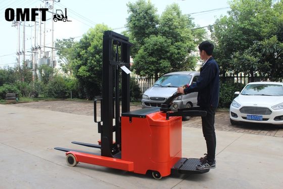 1.0-1.5 Ton Full Electric Stacker with Free Battery Charger and High Lift Height