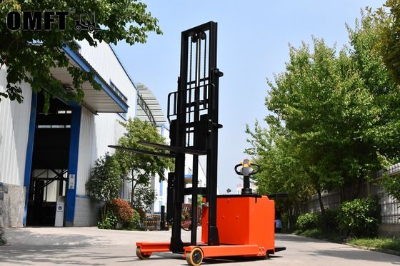 1.0-2.0 Ton Electric Reach Truck Stacker with 24V/240ah Battery and 1690mm Min. Width