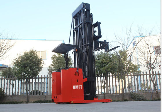1.0t 1.5t 6m 7m 3way Battery Operated High Lift Electric Reach Truck for Timber Ce ISO SGS