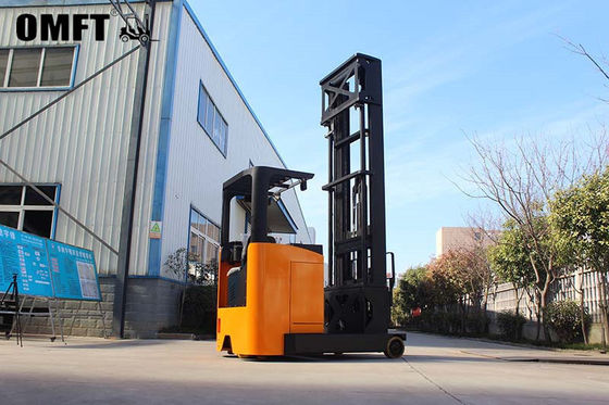 Electric Reach Truck 1.6ton 2.0ton 2.5ton with 8m Lifting Height Steel PU Material