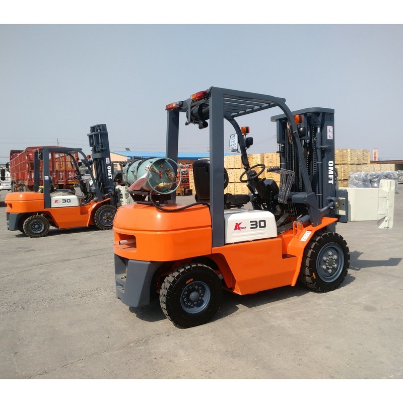 3ton LPG Forklift Supply with Min. Width of Right Angle Stacking 4280 and Efficiency