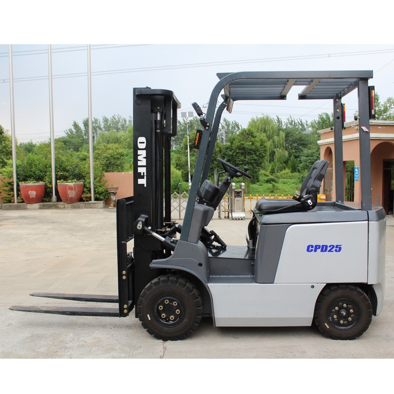 Full AC Four-Wheel Electric Forklift with 2.5 Ton Capacity and Curtis Zapi Sme Control