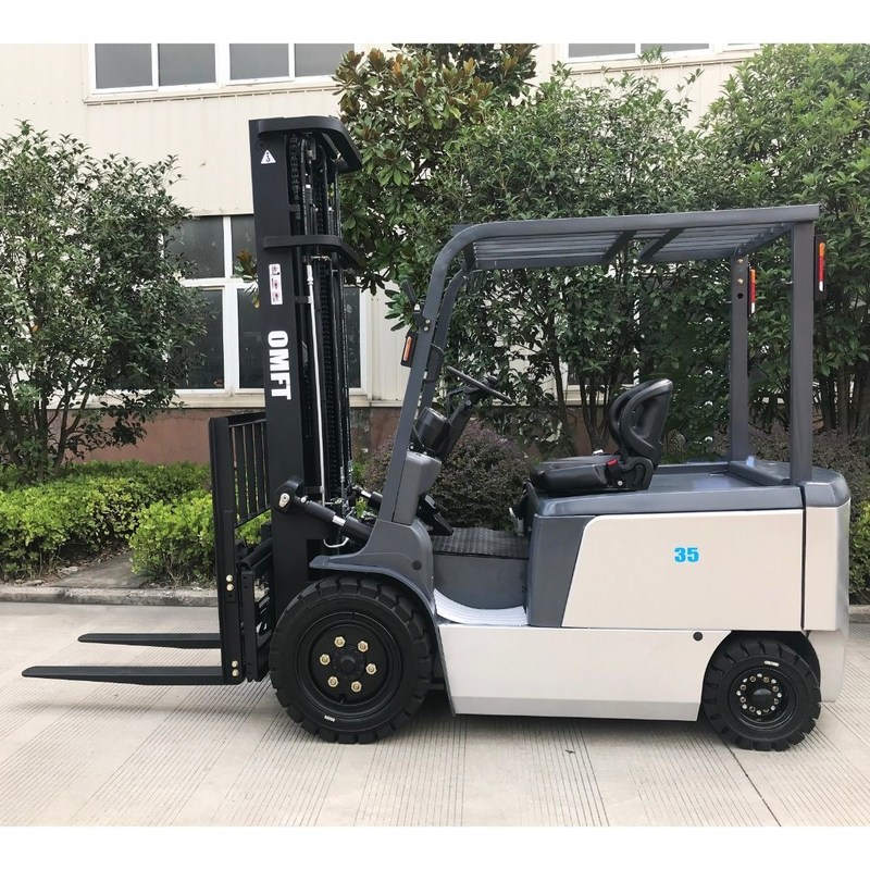 3.5t 3.5ton 4-Wheel Electric Forklift with Free Battery Charger Ce ISO SGS Standard