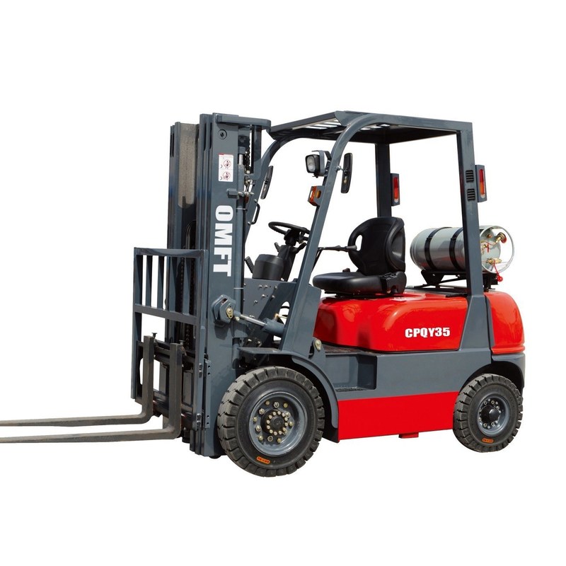 3500kgs Gasoline Toyota LPG Forklift with Nissan K21 K25 Clamps Hydraulic Transmission