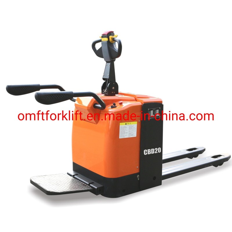 2 Ton 2000 Kg Cbd20 Electric Pallet Truck Jack with 24V/210ah Battery and 685X1200mm Fork