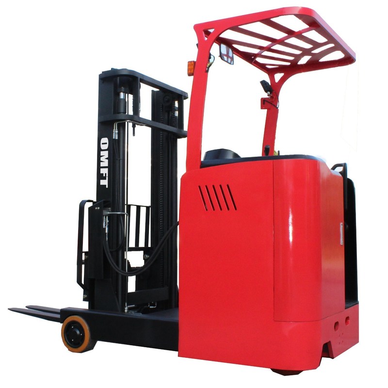 OEM and Spare Parts 2.5 Ton Battery Operated Electric Reach Stacker with Steel PU