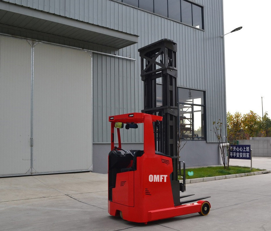 Electric Reach Forklift Truck with Flexible Design Min. Turning Radius 1872mm Ce SGS ISO
